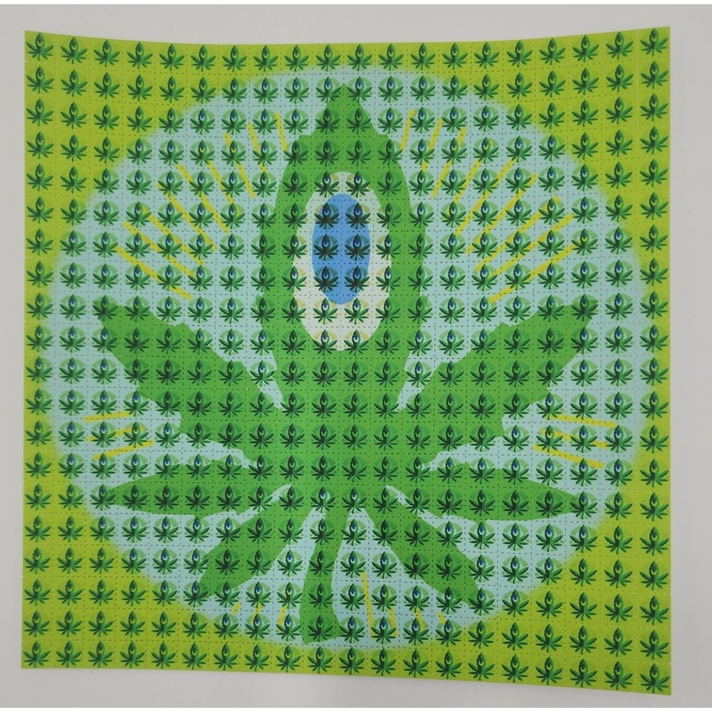 Steven Cerio Cannabis Leaf Blotter Art‎ variant #2